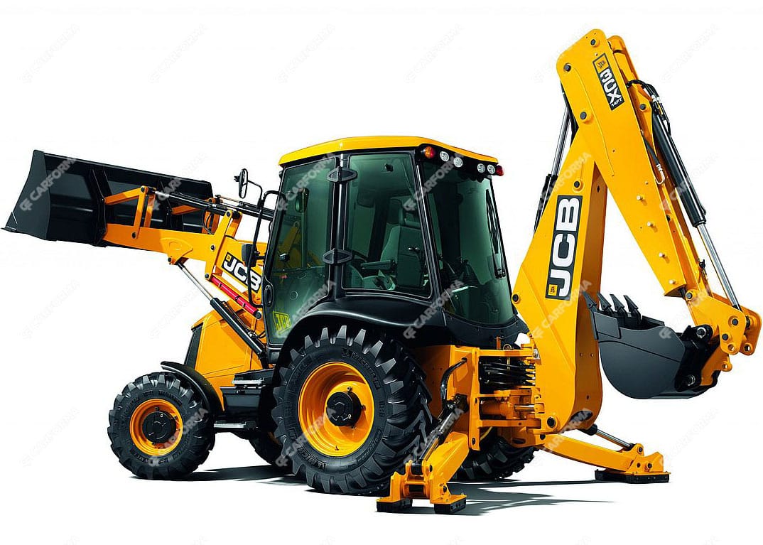 Ворсовые коврики на Спецтехника Экскаватор-погрузчик JCB 3CX 