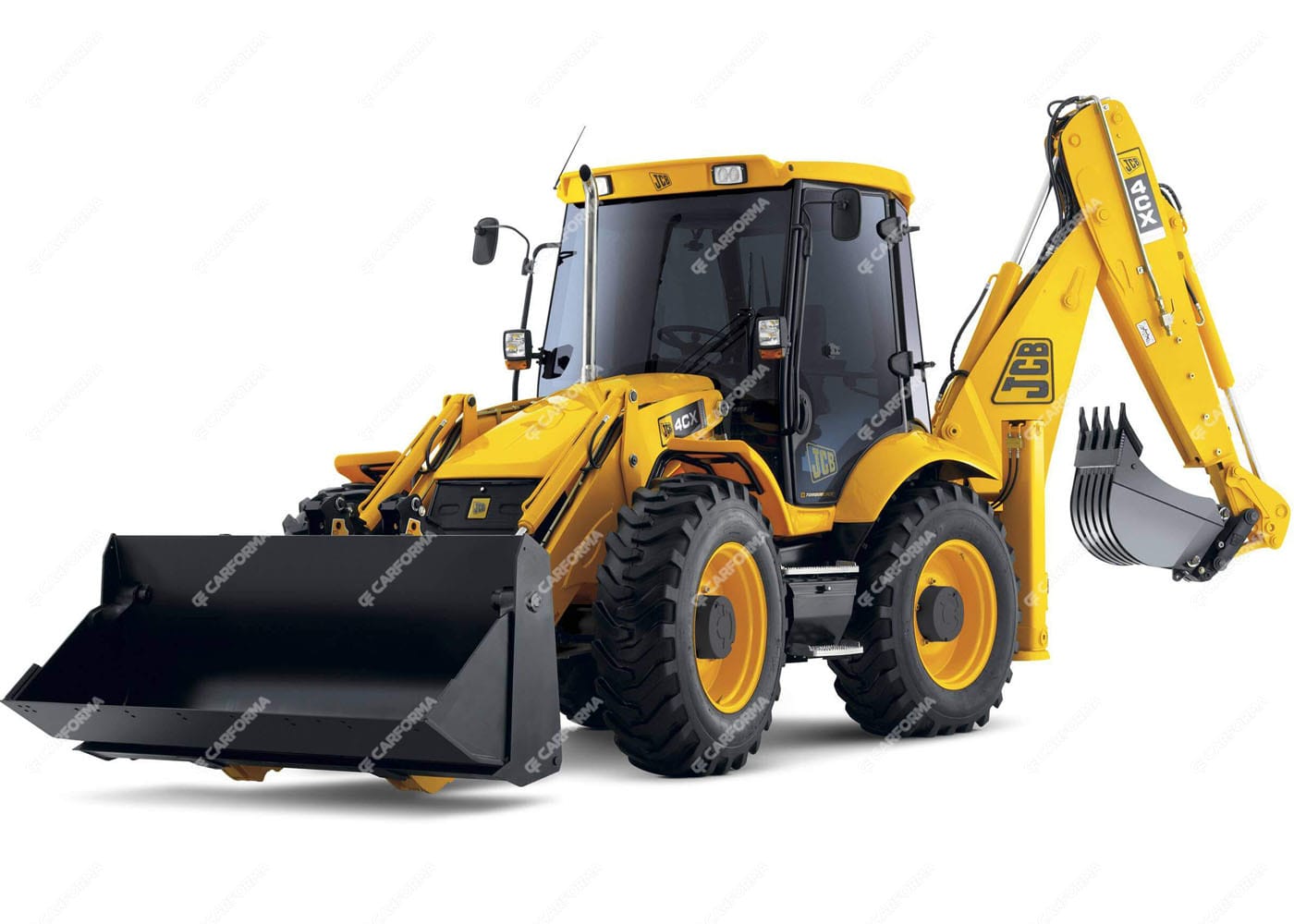 Ворсовые коврики на Спецтехника Экскаватор-погрузчик JCB 3CX 