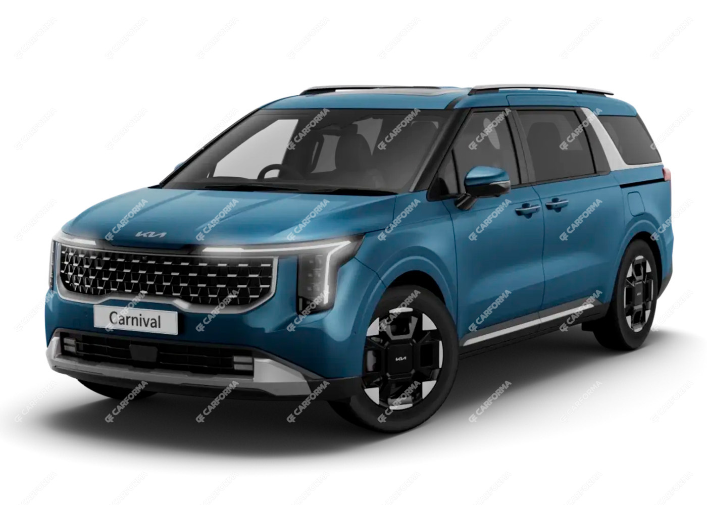 Коврики на KIA Carnival IV 7 мест с оттоманками 2020 - 2025 Коврики на KIA Carnival IV 7 мест с оттоманками 2020 - 2025