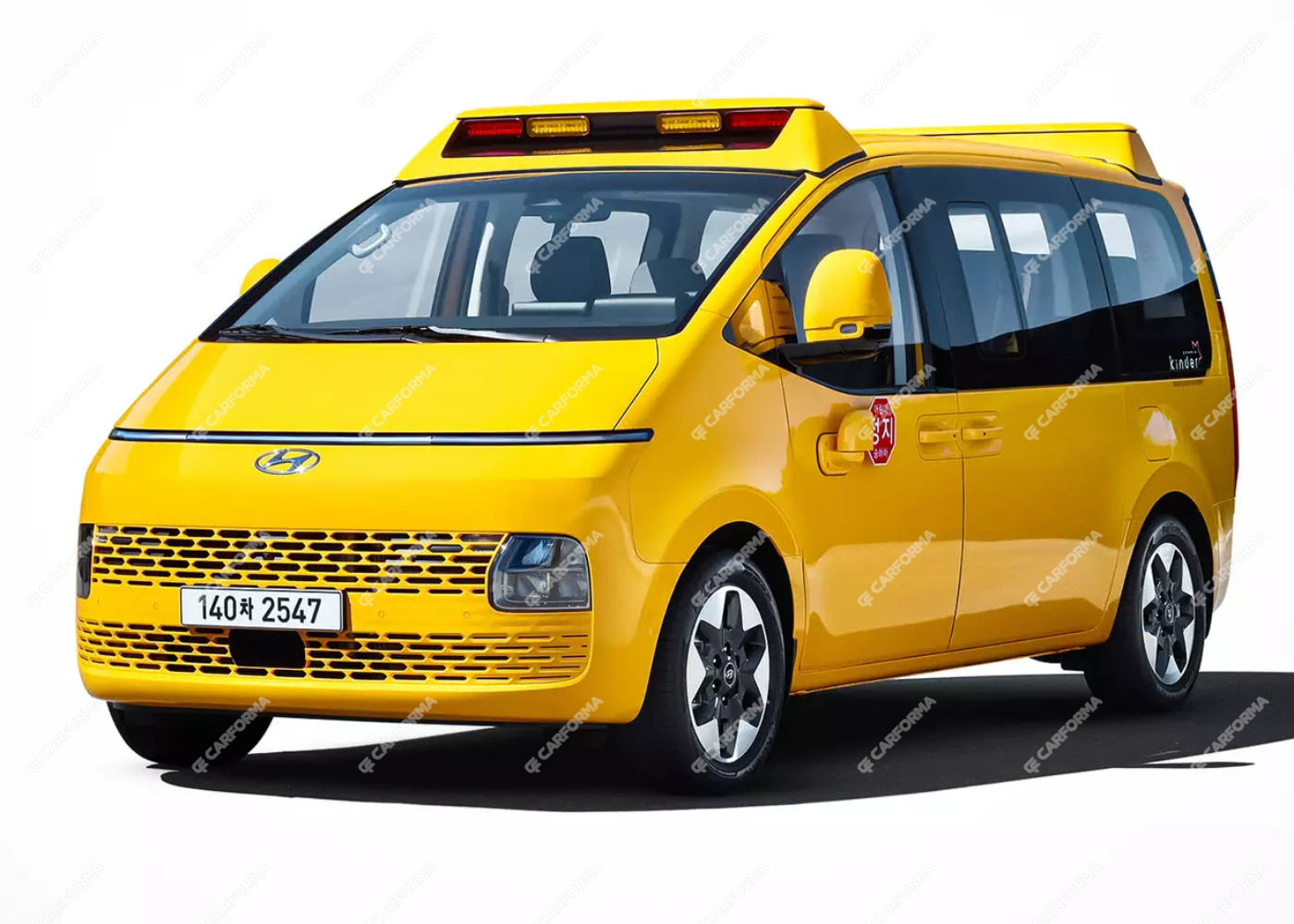 Ворсовые коврики на Hyundai Staria 7 мест 2021 - 2025