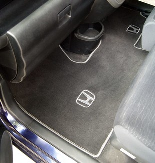 Ворсовые коврики на Honda Zest 2006 - 2012 в Йошкар-Оле