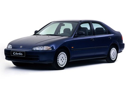 Ворсовые коврики на Honda Civic V 4d 1991 - 1996 в Йошкар-Оле