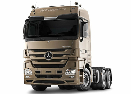 Ворсовые коврики на Mercedes Actros MP3 тягач 2008 - 2020 в Йошкар-Оле