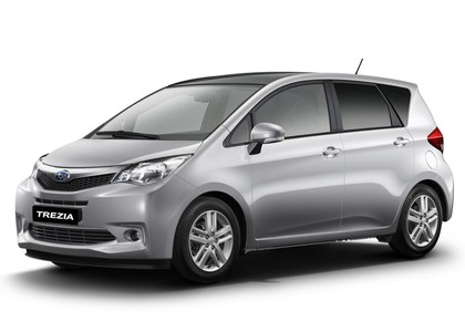 Ворсовые коврики на Subaru Trezia 2010 - 2016 в Йошкар-Оле