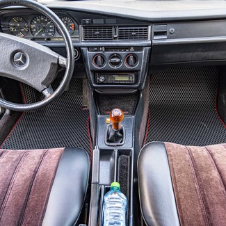 Ворсовые коврики на Mercedes 190 (W201) 1982 - 1993 в Йошкар-Оле