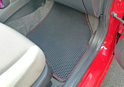 Ворсовые коврики на Honda Fit I 2001 - 2007 в Йошкар-Оле