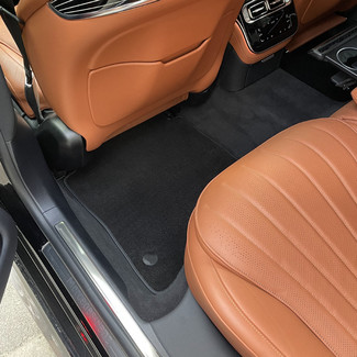 Ворсовые коврики на Mercedes S (W223, V223) 2020 - 2025 в Йошкар-Оле