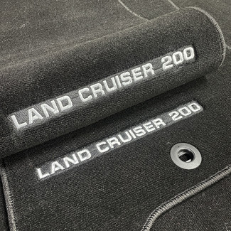 Ворсовые коврики на Toyota Land Cruiser 200 2007 - 2021 в Йошкар-Оле