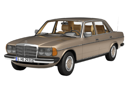 Ворсовые коврики на Mercedes W123 1975 - 1986 в Йошкар-Оле