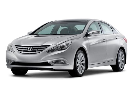 Ворсовые коврики на Hyundai Sonata 6 (YF) 2009 - 2014 в Йошкар-Оле