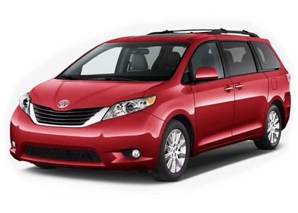 Ворсовые коврики на Toyota Sienna III 2010 - 2020 в Йошкар-Оле