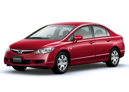 Ворсовые коврики на Honda Civic VIII 4d 2006 - 2011 в Йошкар-Оле