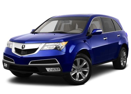 Ворсовые коврики на Acura MDX II 2006 - 2013 в Йошкар-Оле