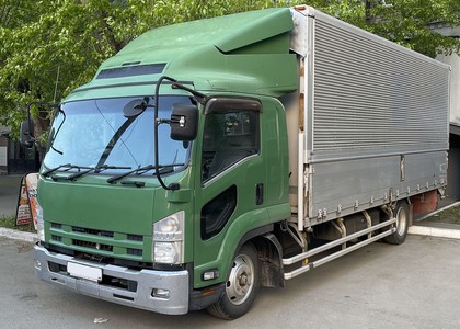Ворсовые коврики на Isuzu Forward V широкая кабина 2007 - 2025 в Йошкар-Оле