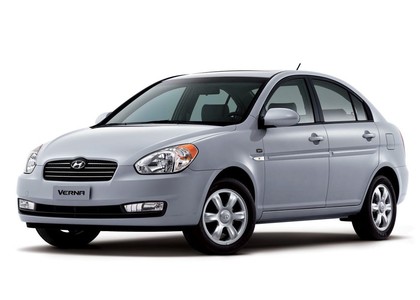 Ворсовые коврики на Hyundai Verna 2005 - 2010 в Йошкар-Оле