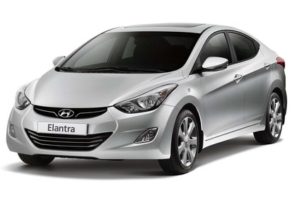 Ворсовые коврики на Hyundai Avante 5 (MD) 2010 - 2016 в Йошкар-Оле