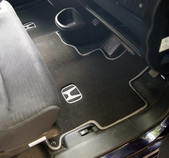 Ворсовые коврики на Honda Zest 2006 - 2012 в Йошкар-Оле