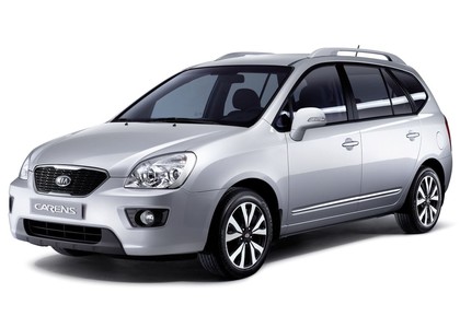 Ворсовые коврики на KIA Carens II 2006 - 2012 в Йошкар-Оле