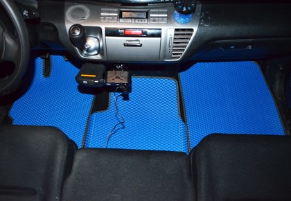 Ворсовые коврики на Honda FR-V 2004 - 2009 в Йошкар-Оле