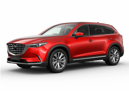 Ворсовые коврики на Mazda CX9 II 2015 - 2025 в Йошкар-Оле