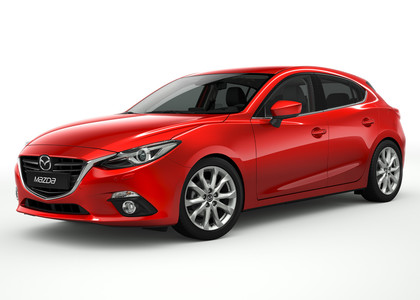 Ворсовые коврики на Mazda Axela III 2013 - 2019 в Йошкар-Оле