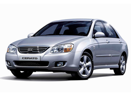 Ворсовые коврики на KIA Cerato I 2004 - 2008 в Йошкар-Оле