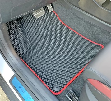 Ворсовые коврики на Geely Coolray 2018 - 2025 в Йошкар-Оле