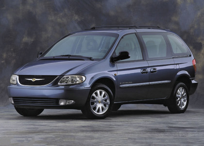Ворсовые коврики на Chrysler Town and Country IV короткая база 2000 - 2007 в Йошкар-Оле