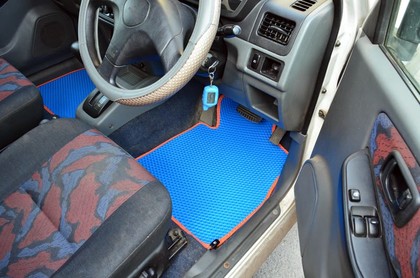 Ворсовые коврики на Mitsubishi Pajero Mini II 1998 - 2012 в Йошкар-Оле