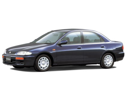 Ворсовые коврики на Mazda Familia (BH) 1994 - 1999 в Йошкар-Оле