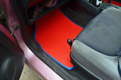 Ворсовые коврики на Honda Fit I 2001 - 2007 в Йошкар-Оле