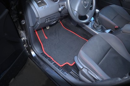 Ворсовые коврики на Renault Megane II 2002 - 2008 в Йошкар-Оле