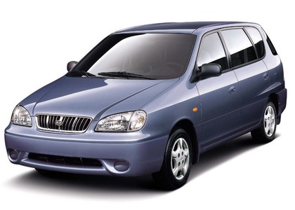 Ворсовые коврики на KIA Carens I 1999 - 2006 в Йошкар-Оле