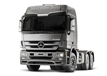 Ворсовые коврики на Mercedes Actros MP3 тягач 2008 - 2020 в Йошкар-Оле