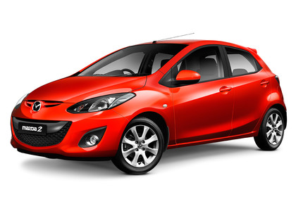Ворсовые коврики на Mazda 2 2007 - 2015 в Йошкар-Оле