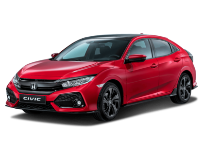 Ворсовые коврики на Honda Civic X 5d 2017 - 2021 в Йошкар-Оле