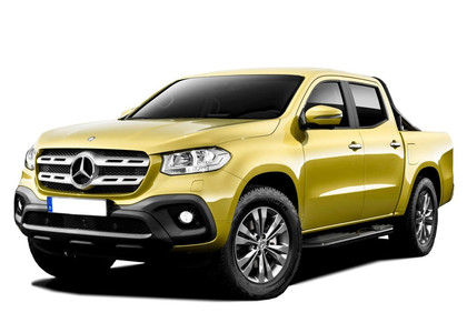Ворсовые коврики на Mercedes X-Class 2017 - 2020 в Йошкар-Оле
