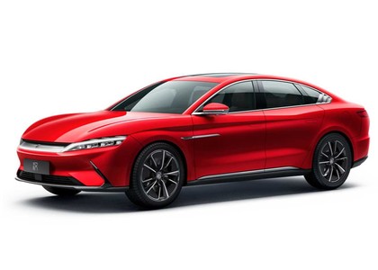 Ворсовые коврики на BYD Han EV 2020 - 2025 в Йошкар-Оле