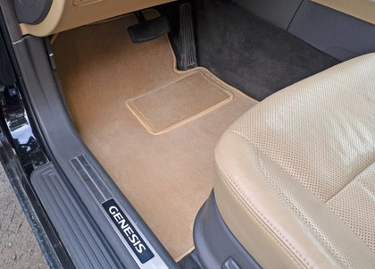 Ворсовые коврики на Hyundai Genesis I 2008 - 2014 в Йошкар-Оле