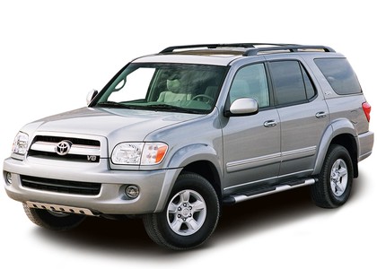 Ворсовые коврики на Toyota Sequoia I 2001 - 2008 в Йошкар-Оле