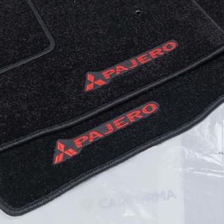 Ворсовые коврики на Mitsubishi Pajero III 1999 - 2006 в Йошкар-Оле