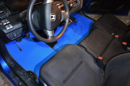 Ворсовые коврики на Honda FR-V 2004 - 2009 в Йошкар-Оле