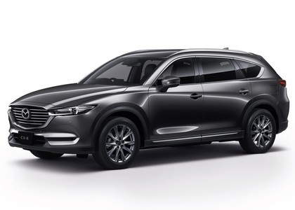 Ворсовые коврики на Mazda CX8 2017 - 2023 в Йошкар-Оле