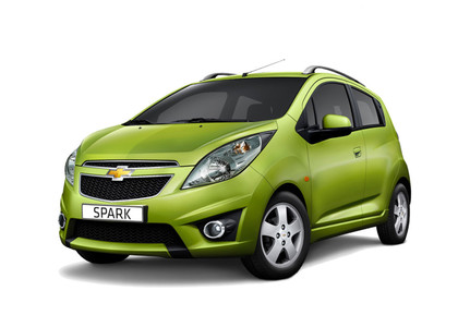 Ворсовые коврики на Chevrolet Spark III 2009 - 2023 в Йошкар-Оле