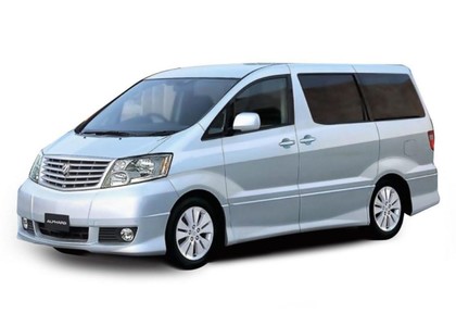 Ворсовые коврики на Toyota Alphard (H10) 2002 - 2008 в Йошкар-Оле