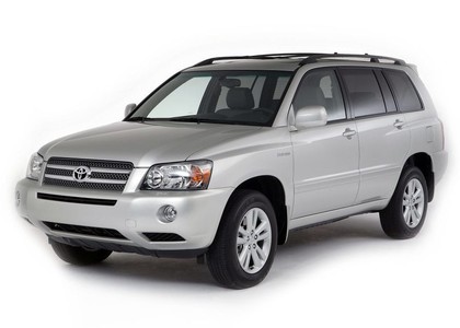Ворсовые коврики на Toyota Highlander I 2001 - 2007 в Йошкар-Оле