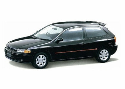 Ворсовые коврики на Mazda Familia (BH) 1994 - 1999 в Йошкар-Оле
