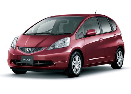 Ворсовые коврики на Honda Fit II 2007 - 2013 в Йошкар-Оле