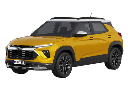 Ворсовые коврики на Chevrolet TrailBlazer III 2019 - 2025 в Йошкар-Оле