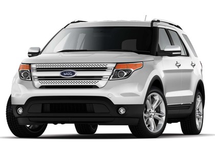 Ворсовые коврики на Ford Explorer V 2010 - 2019 в Йошкар-Оле